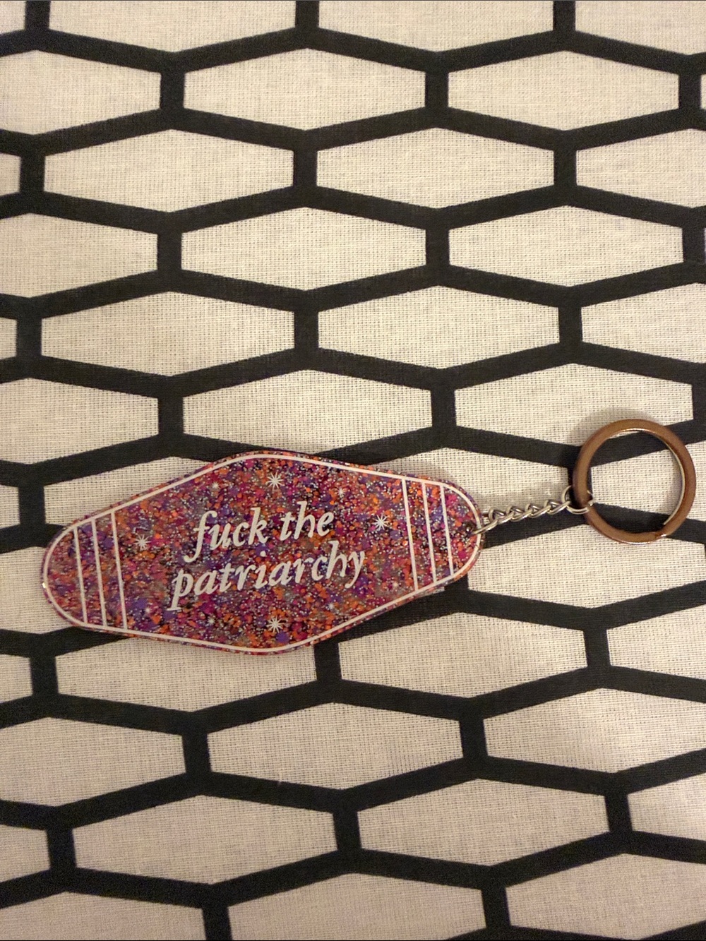Taylor Swift Glitter Keychain